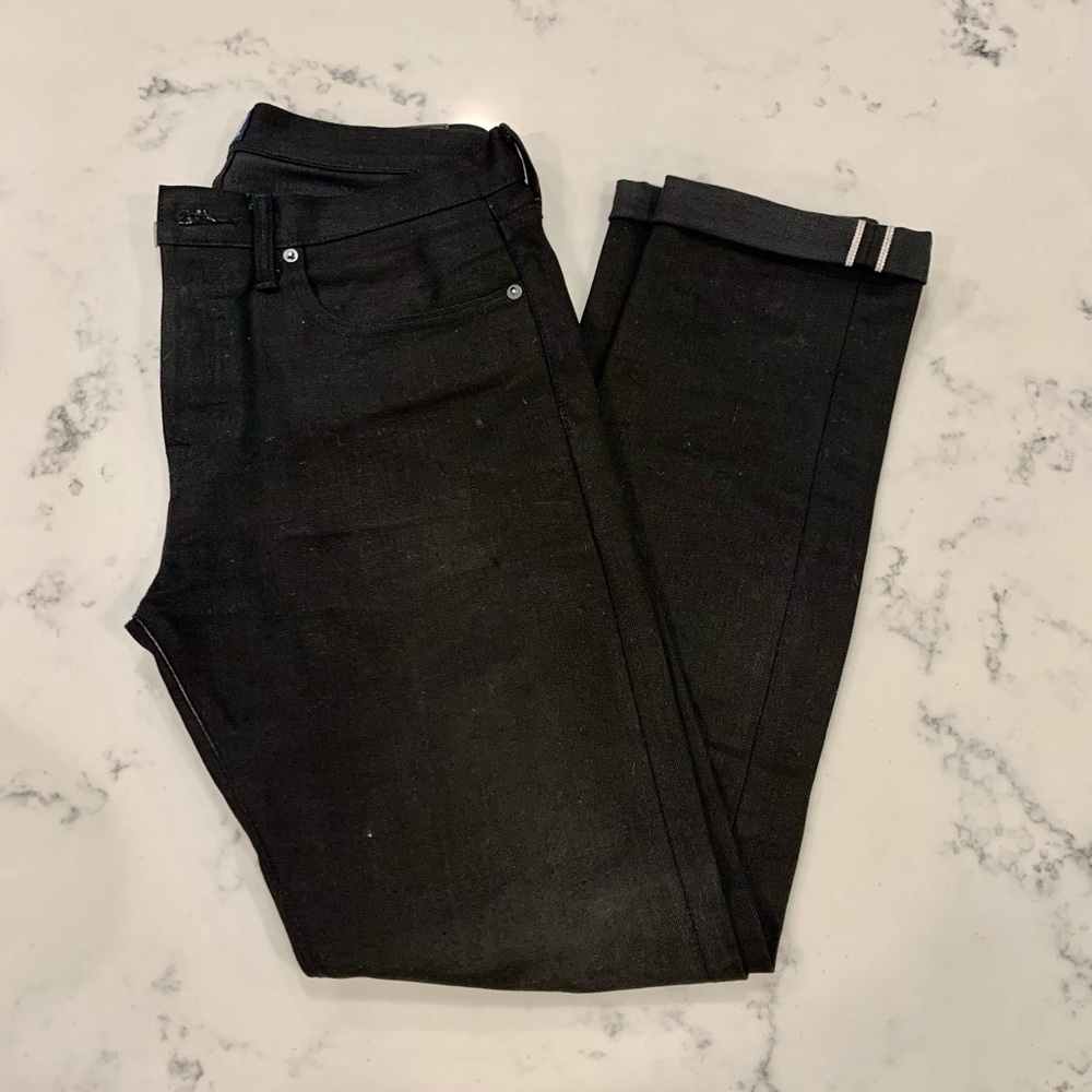 Gap Black Selvedge Slim Jeans
